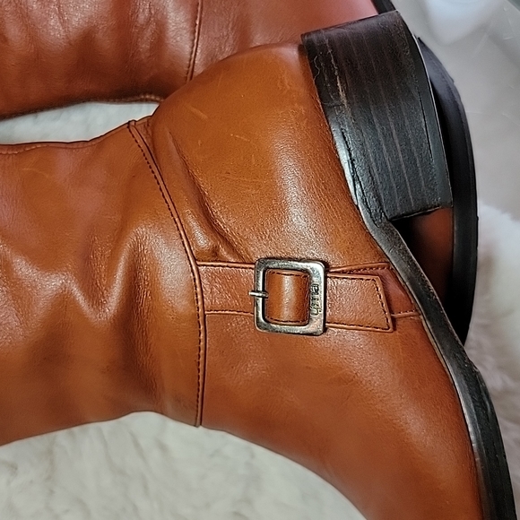 UMA sz36 Cognac Leather Riding Boots 5.5 - Picture 6 of 12
